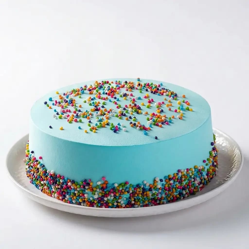 Classic Vanilla Birthday Cake