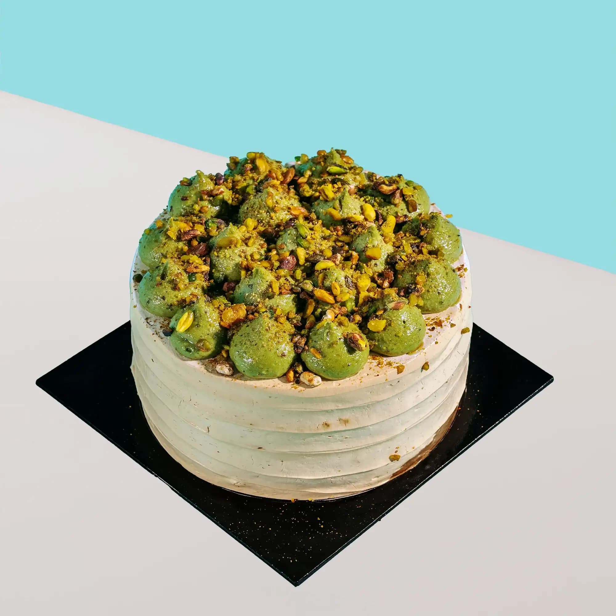 Pistachio Magic Dessert Cake
