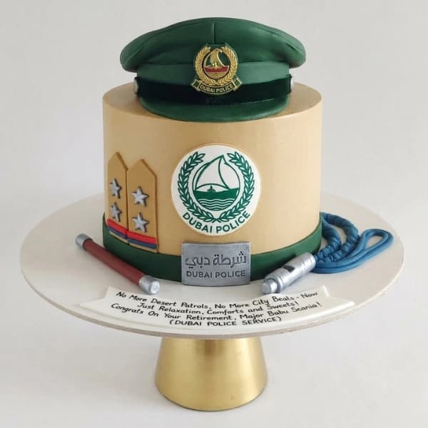 Police Adventure Theme Cake