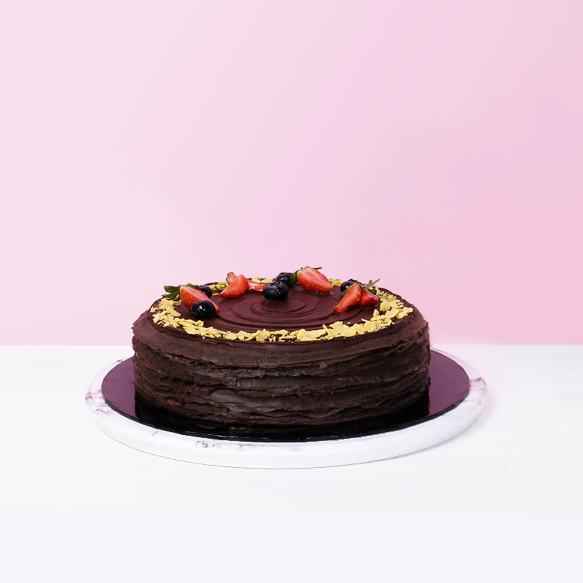 Double Chocolate Truffle Cake