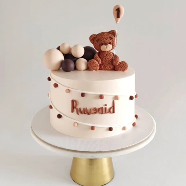 Cuddle Bear Birthday Bliss Cake