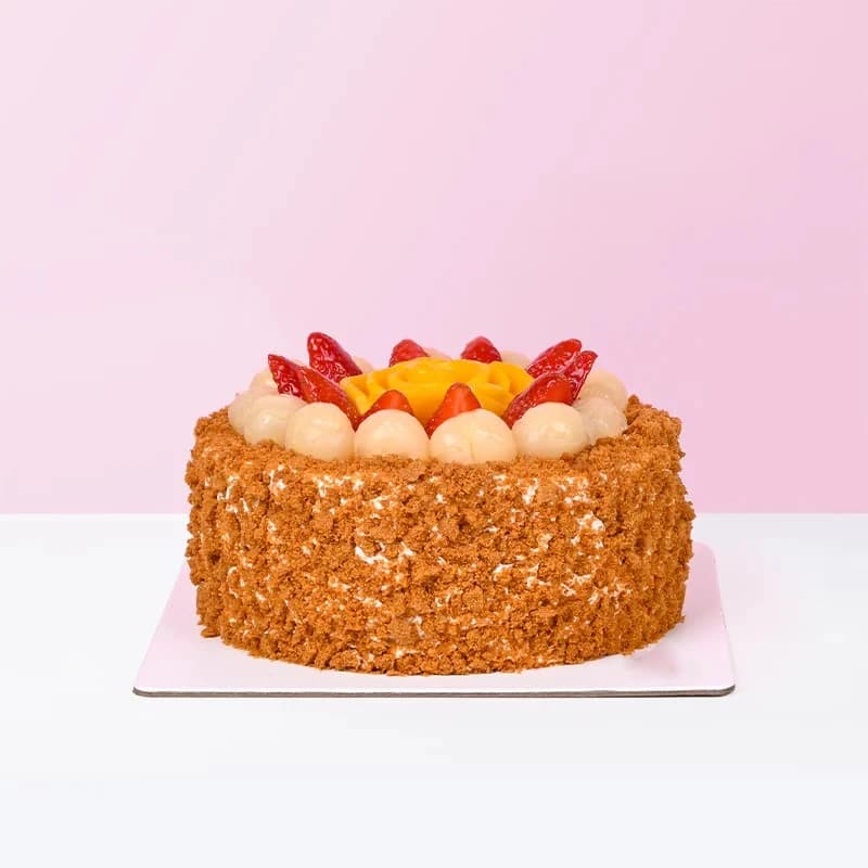 Vanilla Biscoff Cake for Birthday