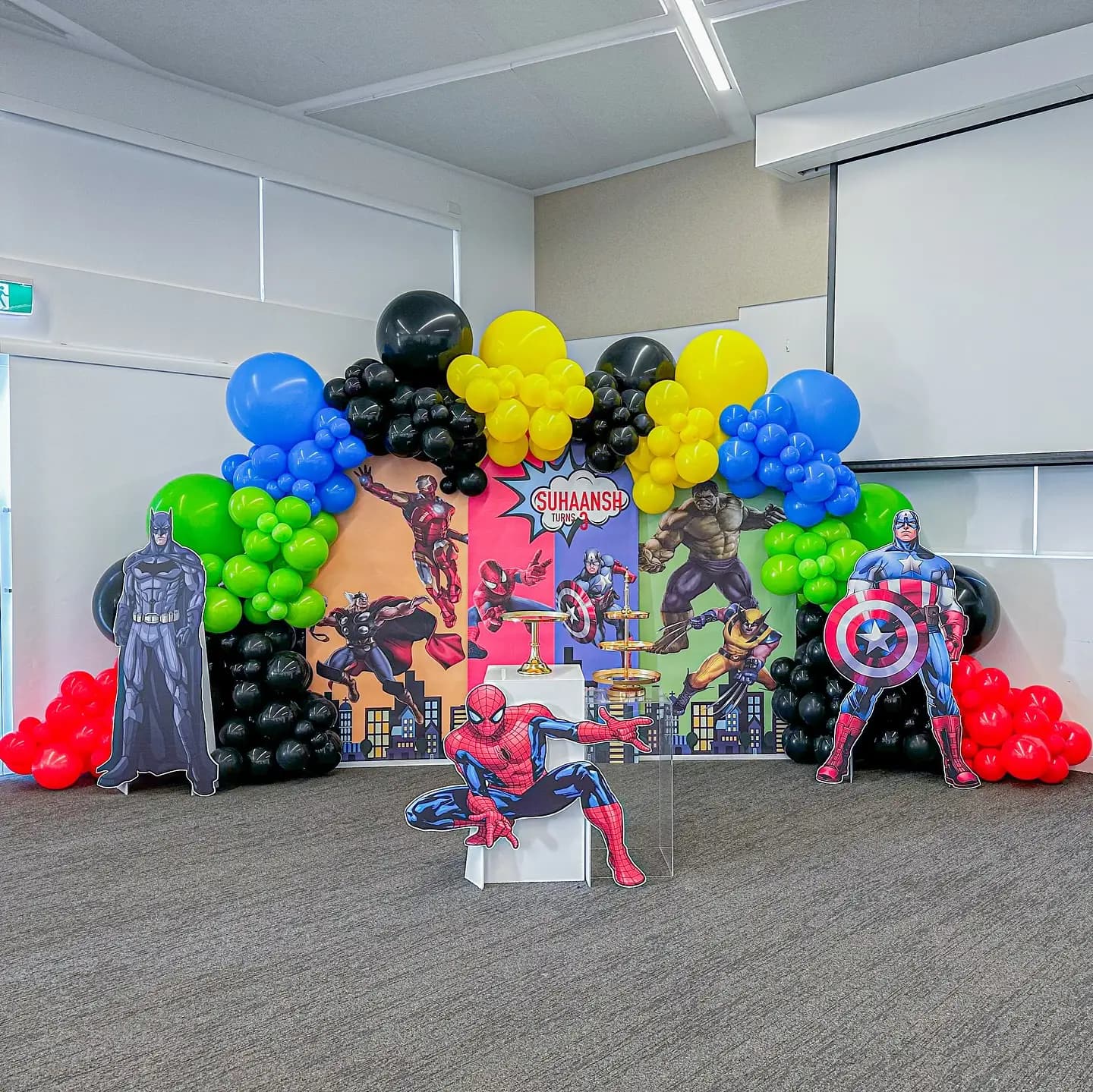 Avengers Balloon Decoration for Kids