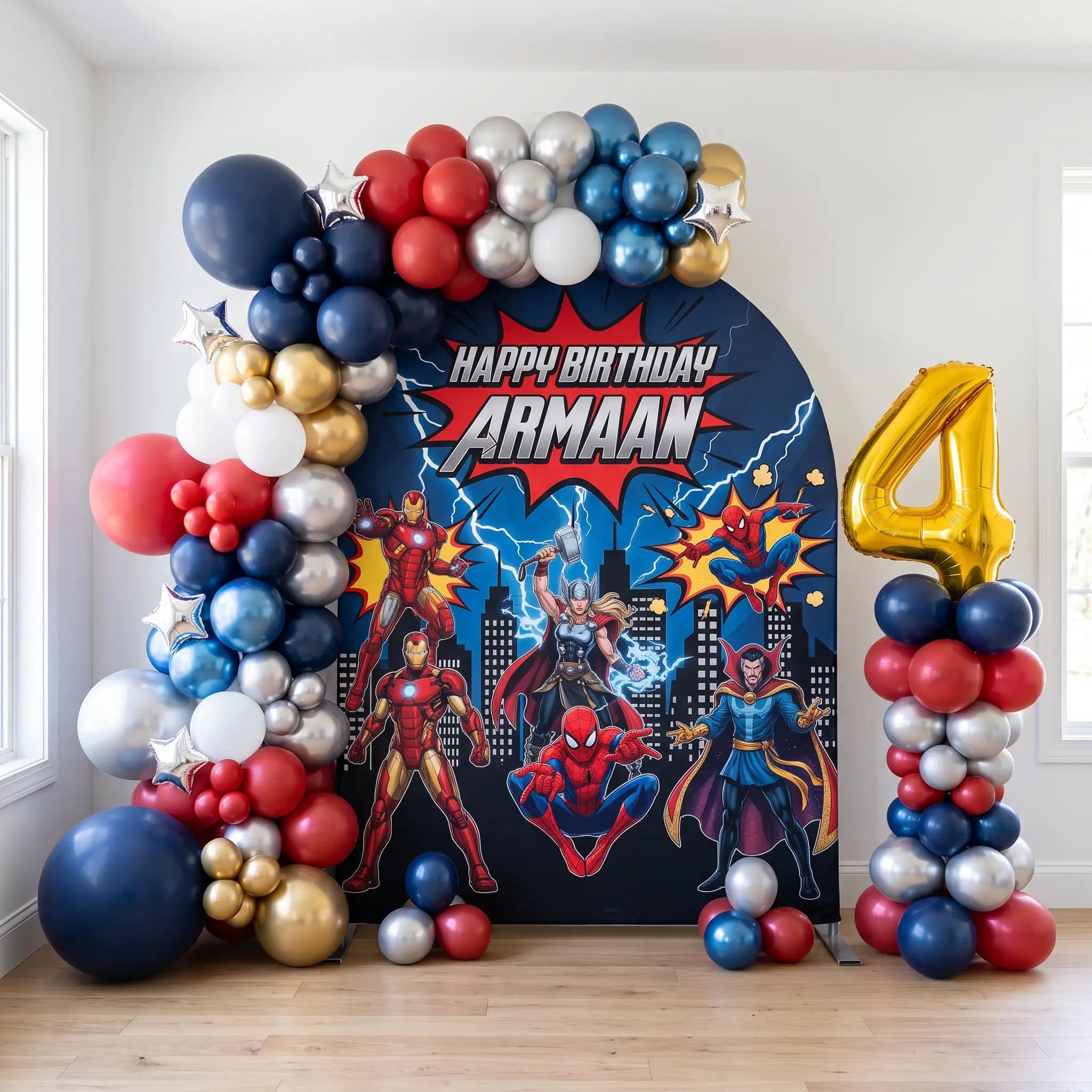 Customized Avengers Birthday Decoration