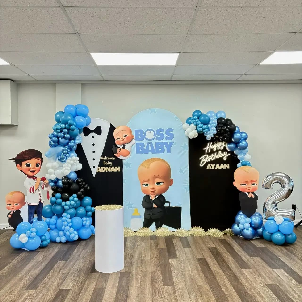 Boss Baby Cartoon Theme Birthday Setup
