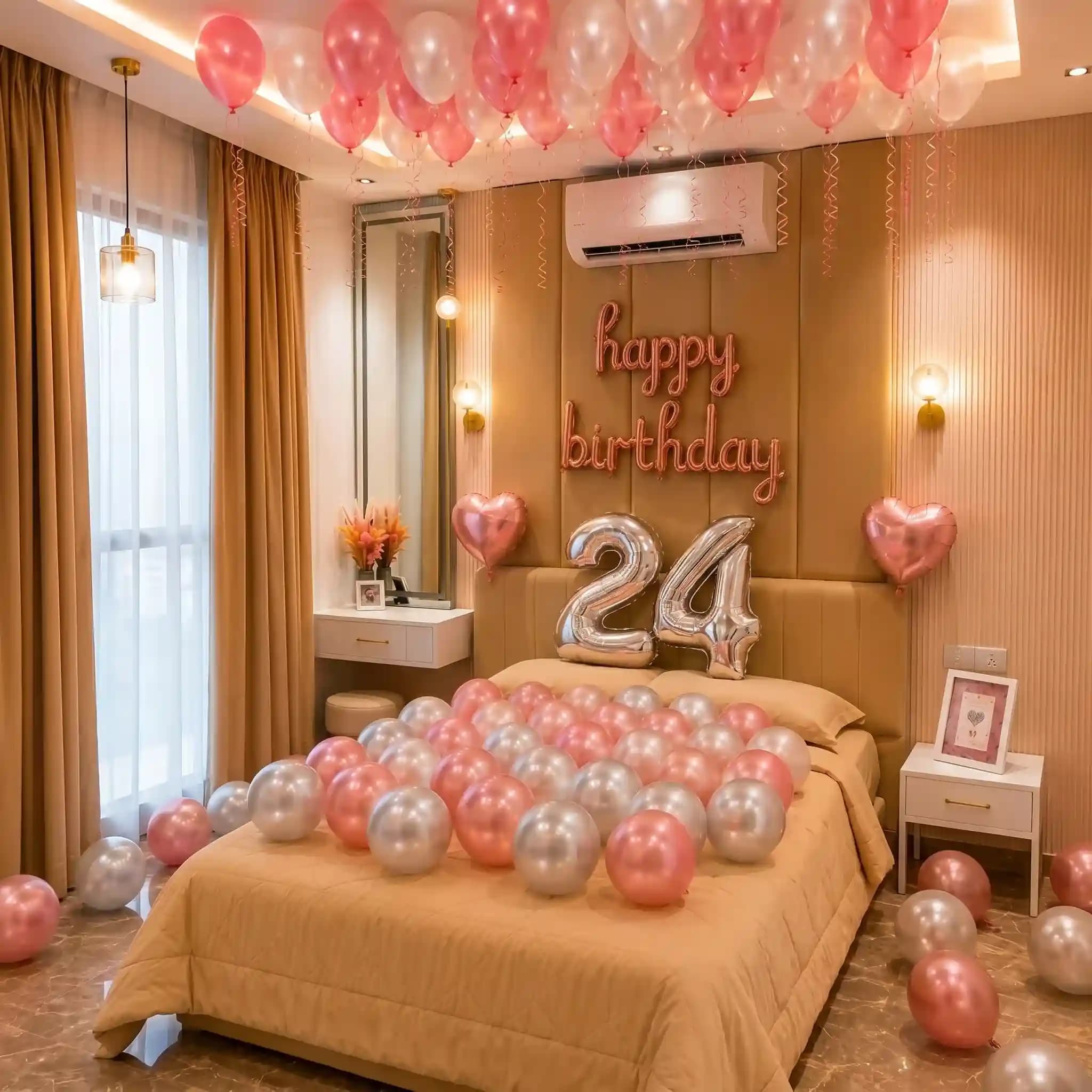 Luxury Birthday Balloon Decoration
