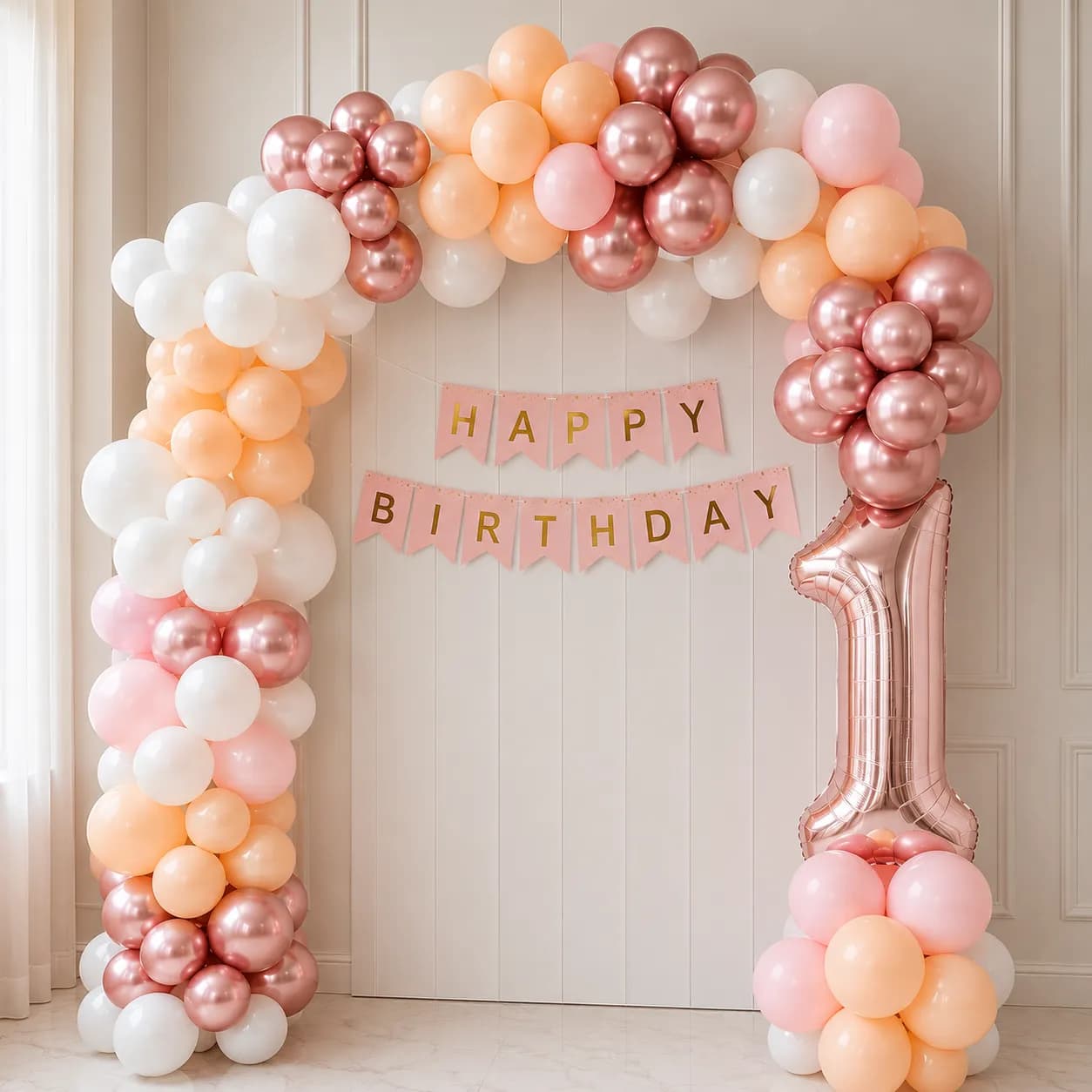 Pastel Charm Birthday Decor