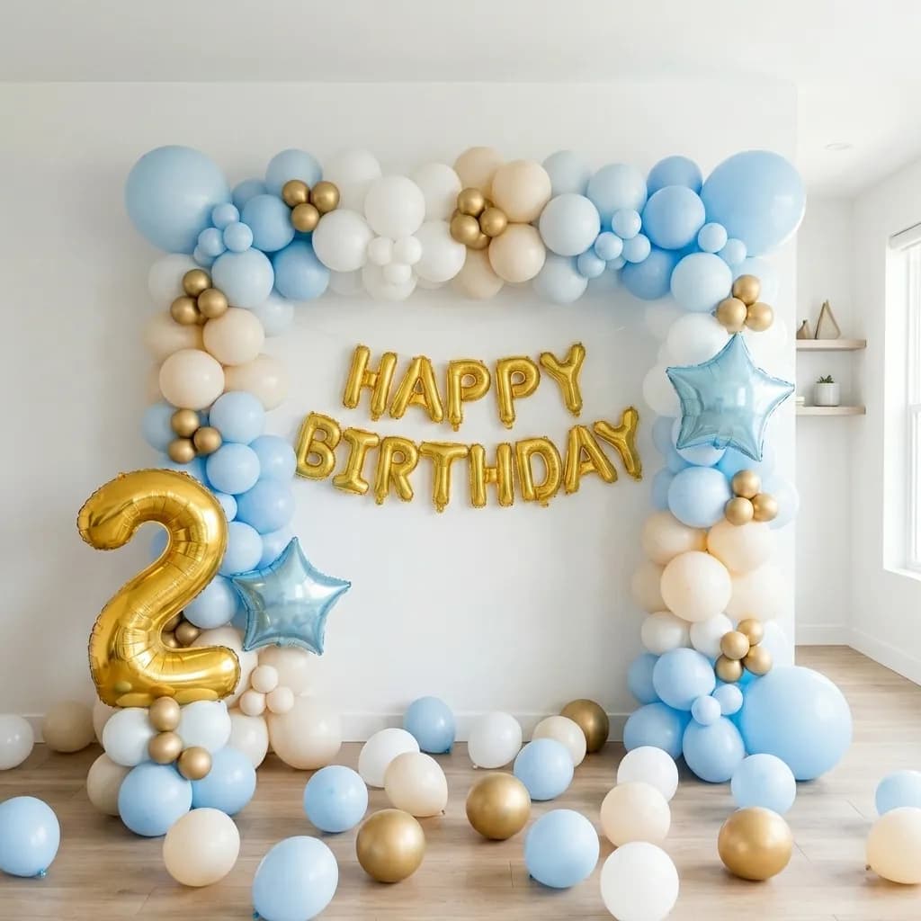Simple Birthday Home Decoration