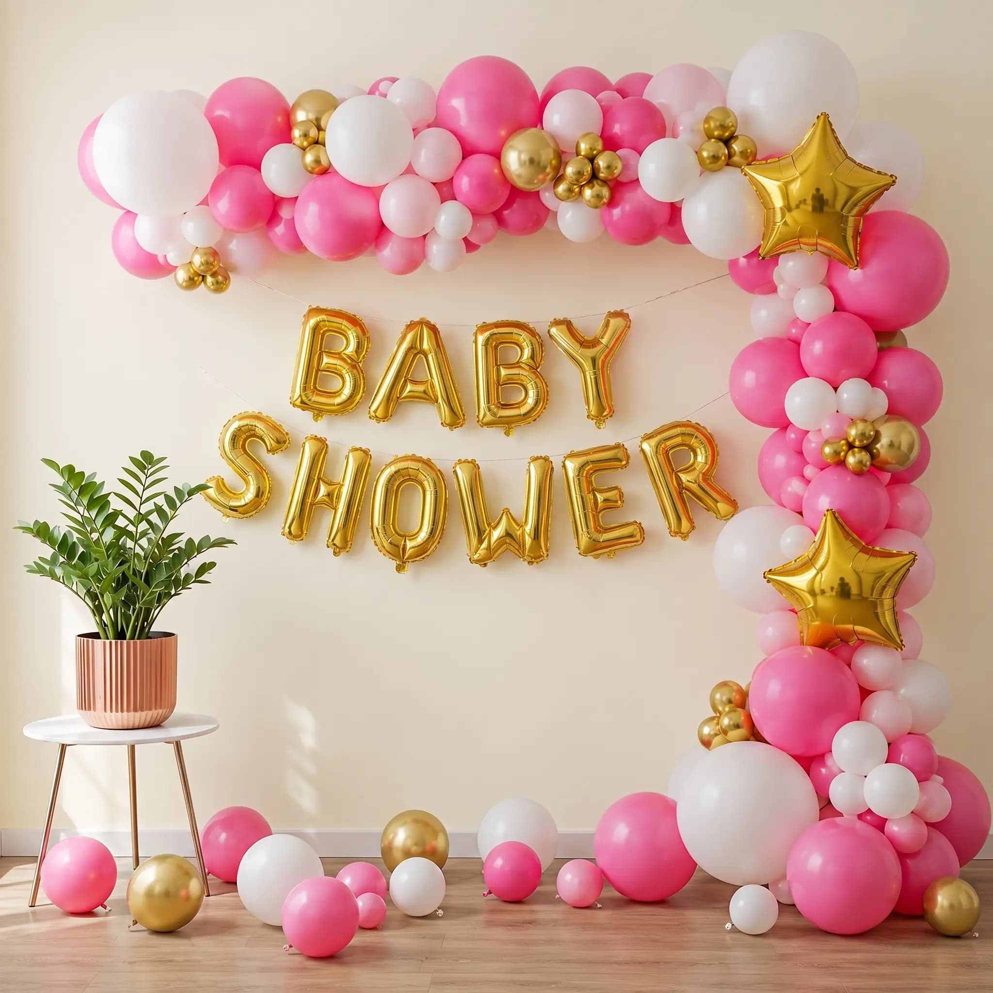 Baby Shower Simple Balloon Decoration
