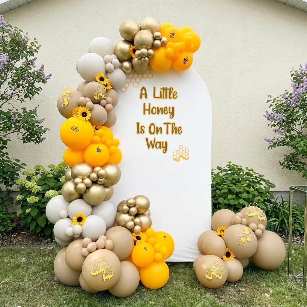 Sweet Honey Theme Balloon Decoration